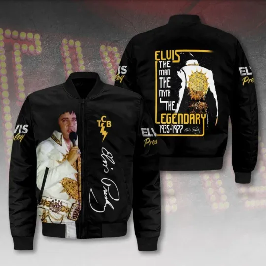 Discover Elvis Presley 3D Bomber Jacket