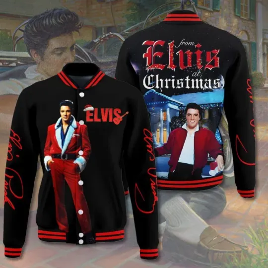 Discover Elvis Presley Varsity Jacket – –Baseball Jacket