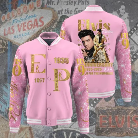 Discover Elvis Presley Varsity Jacket – Baseball Jacket