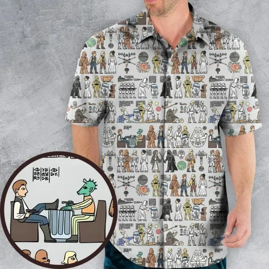 Discover Egyptian Galaxy Warss Hawaiian Shirt