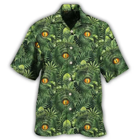 Discover Lizardd eye amazing Hawaiian Shirt, Summer Button Down Shirt