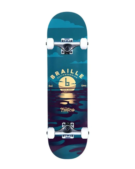 Discover Reimagined Classics: Bay Blue Complete Skateboard