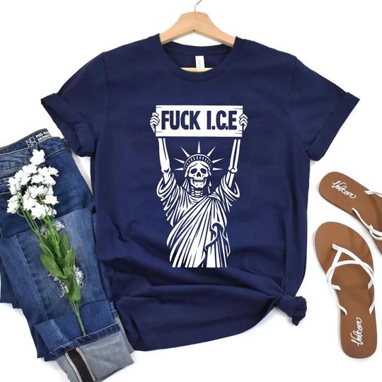 Discover Anti ICE Shirt, F*ck ICE Tee, Protest Shirt, Anti Fascist Shirt, Immigration Rights Tee, Anti Trump, Abolish Ice T-Shirt