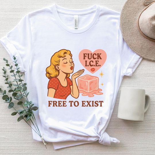 Discover F*ck I.C.E. Shirt, Free To Exist Shirt, Anti ICE Tee, Anti Fascist Shirt, Immigration Tee, Activism Tee, Anti Trump