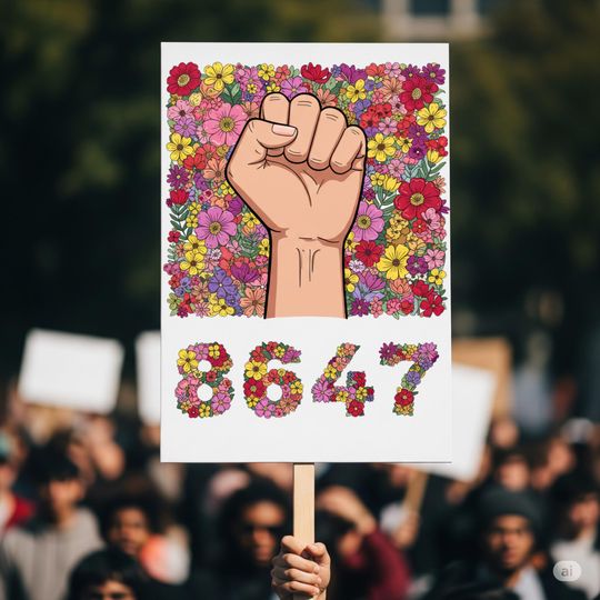 Discover 8647 Anti Trump Protest Sign Chinga La Migra Protest Sign No Kings Protest Signs