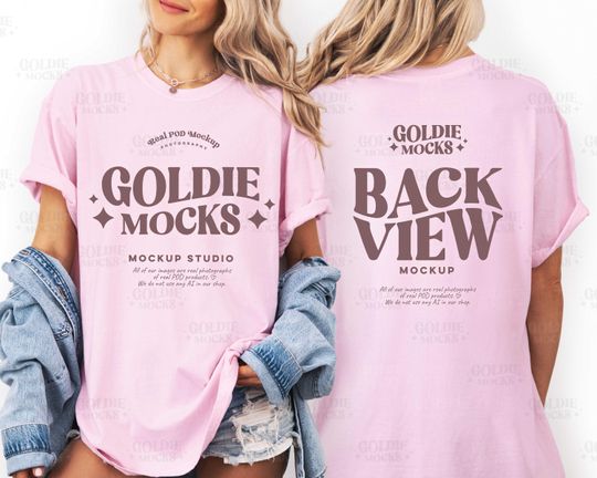 Discover C1717 Blossom Front & Back Shirt, 1717 Pink T-shirt
