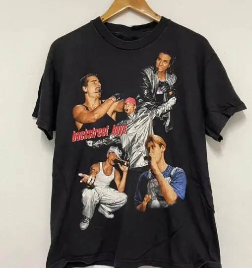 Discover Vintage 90’s Backstreet Boys Backstreet’s Back 1998 Tour T-shirt
