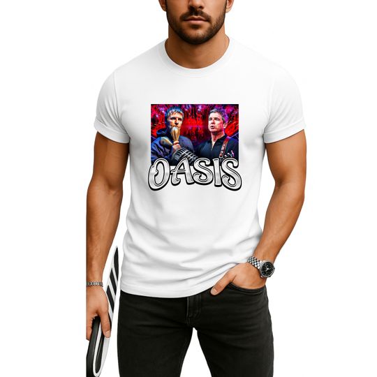 Discover Oasis, Oasis T-shirt, Oasis Merch, Unisex Black T-shirt