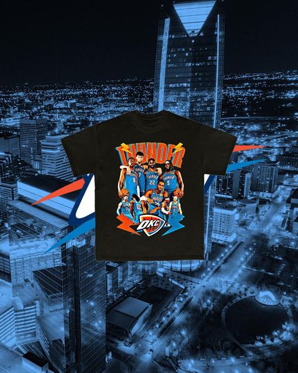 Discover OKC Thunder 2025 Bootleg T shirt