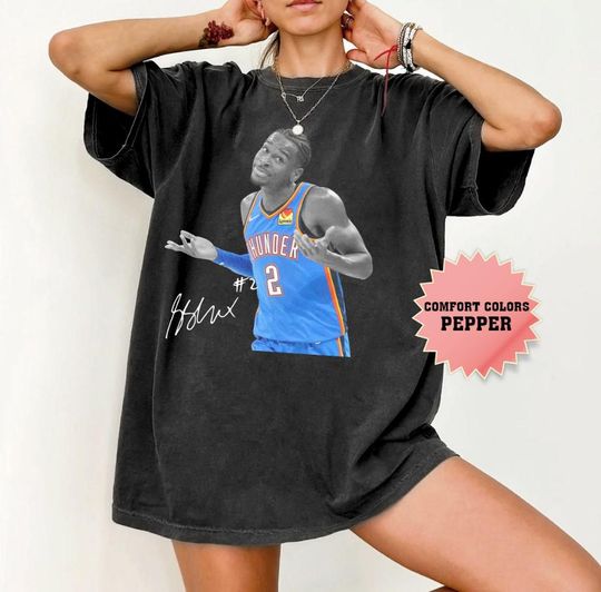 Discover Retro Shai Gilgeous-Alexander With Signature Shirt