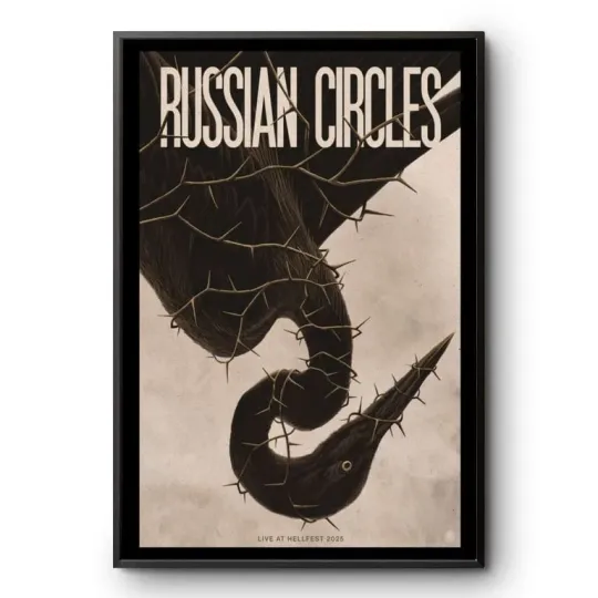 Discover Poster 2025 Russian Circles Hellfest