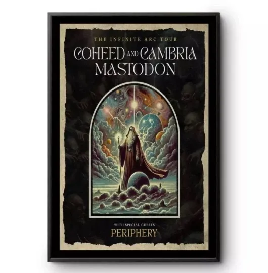 Discover Coheed-And-Cambria Tour 2025 Poster Unframe