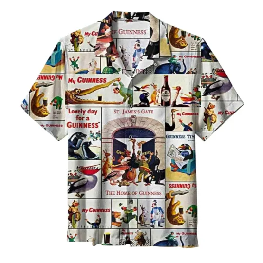 Discover Lovely Day For A Guinness Hawaiian Shirt S-5XL 3D