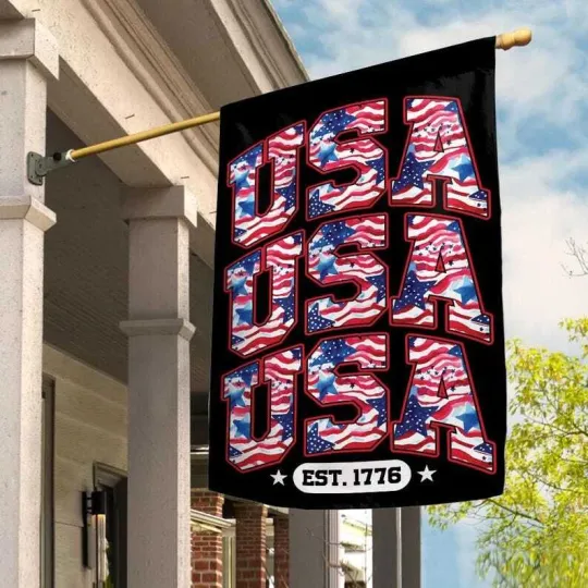 Discover Patriotic USA Est 1776 4th Of July No Kings In America Anti Trump Flag