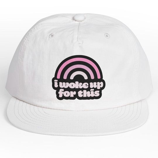 Discover Pink Rainbow Woke Up Sarcasm Nylon Surf Cap