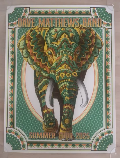 Discover Dave Matthews Band Summer Tour 2025 Poster