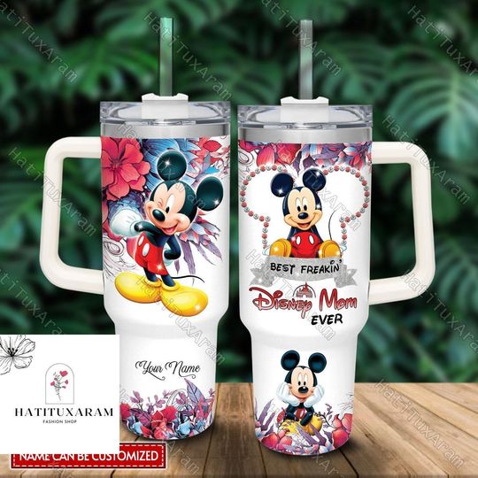 Discover Halloween Mickeyy mouse Tumbler, Custom Name Mickeyy Tumbler, 40oz Stainless Steel Tumbler, Mickeyy Drinkware Tumbler