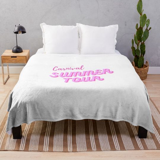 Discover Summer Carnival Tour Throw Blanket