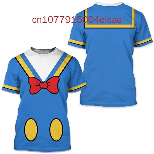 Discover New Disneyyy Donald Duckk T-Shirt 3D Printed Men's and Women's Children's