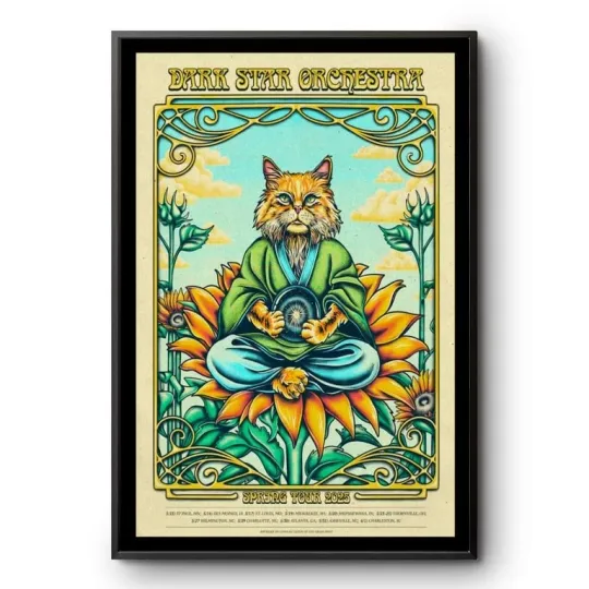 Discover Poster 2025 Spring Tour Dark Star Orchestra