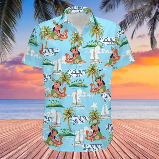 Discover Hawaiian Punch Shirt, Funny Hawaiian Vacation Shirt, Family Hawaiian Shirt