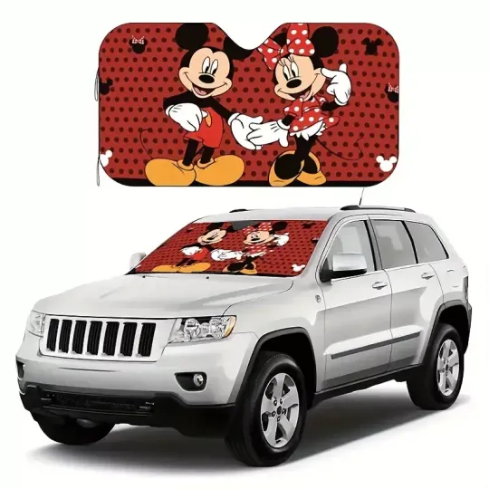 Discover Disneyyy Mickeyy & Minniee Mouse Car Sunshade