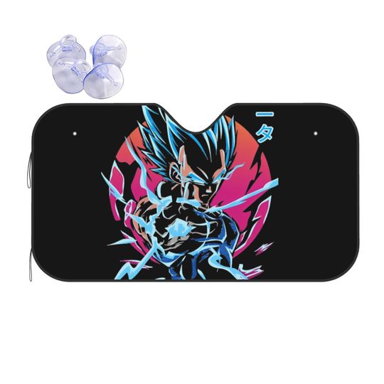 Discover Dragon Ball Z Saiyan Vegeta Awesome Car Sunshade