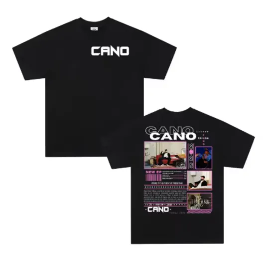 Discover Rapper Cano Triana Tour 2025 Graphic T shirt Men's Hip Hop punk Short sleeve