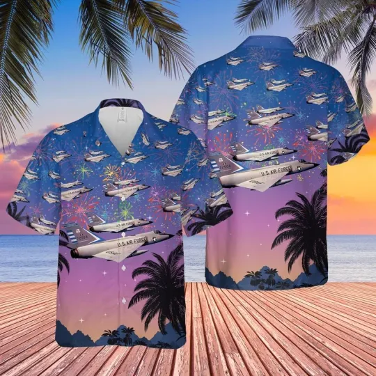 Discover US Air Force Convair F 106 Delta Dart 4th Of July Hawaiian Shirt Patriotic Hawa