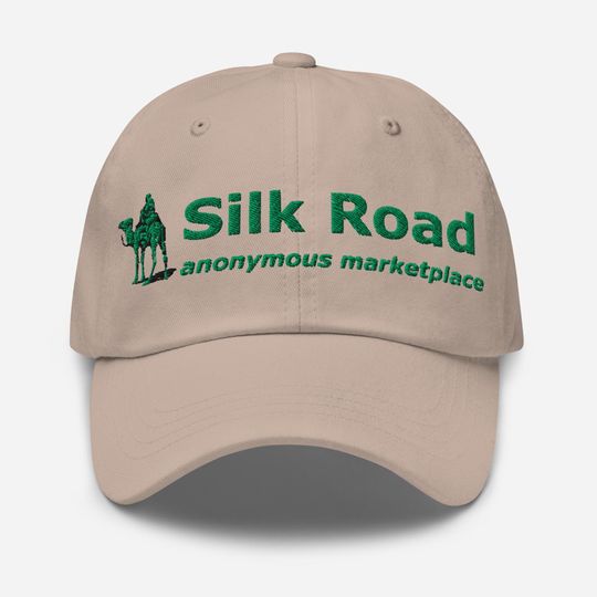 Discover Silk Road Anonymous Marketplace Bitcoin Embroidered Classic Hat
