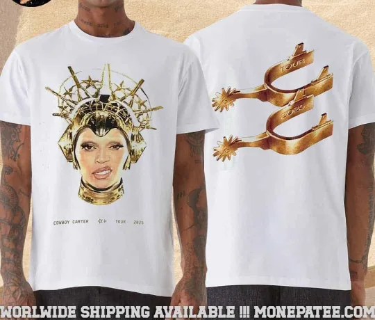 Discover Beyonce Cowboy Carter Tour 2025 Spur Merchandise T-Shirt