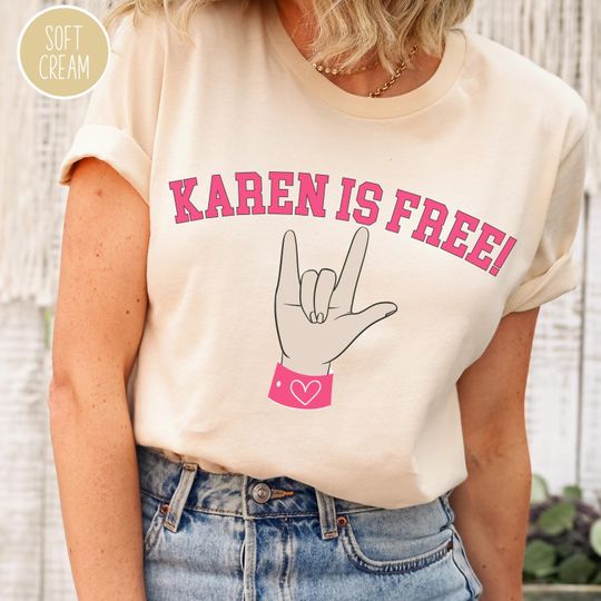 Discover Karen Is Free!, Karen Read Shirt, Freadom Tshirt, Acquitted, I Stand With Karen Tee