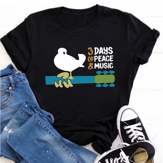 Discover Woodstock 1969 Shirt, Woodstock Shirt, Woodstock Gift, 1960's Music Shirt