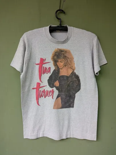 Discover Tina Turner World Tour 1987 T-Shirt, Rock Band Shirt