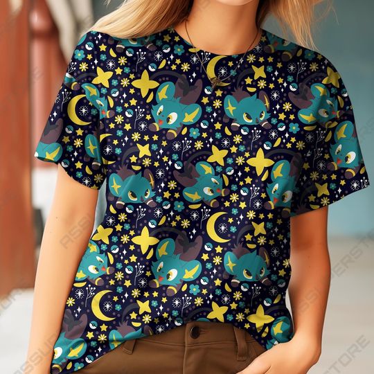 Discover Moonlight Electric Cub Shirt  Starry Night Graphic