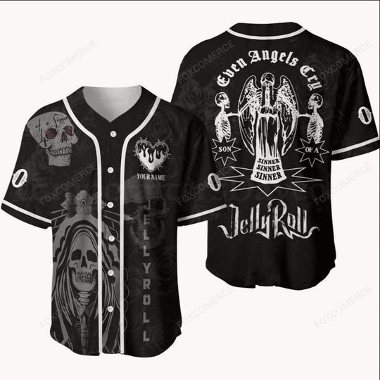 Discover Jelly Roll Tour Baseball Jersey, Concert Jersey