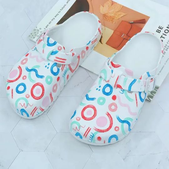 Discover Cute Print Slip-on Clogs, Gift For Her, Birthday Gift