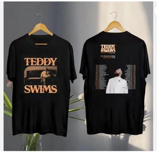 Discover Teddy Swims Tour 2025 T-Shirt, Teddy Swims 2025 Concert Shirt, Teddy Swims Fan