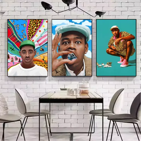 Discover Rapper Tyler The Creator Flower Boy Poster Prints Wall Sticker Painting Bedroom Living Room Decoration