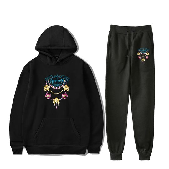 Discover Addison Rae Merch 2025 Music Album Tour Hoodie Jogger Set