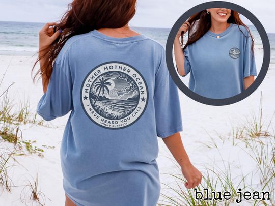Discover Mother Ocean Jimmy Buffett Lyrics  Graphic Tee, Unisex Beach T-shirt,  Gift for Buffett Fan