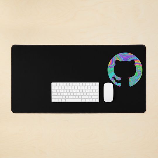 Discover GitHub Psychedelic Desk Mats