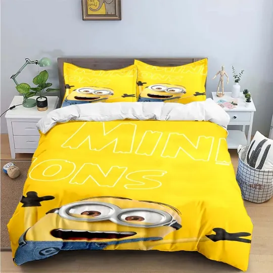 Discover Minions 3D Bedding Set