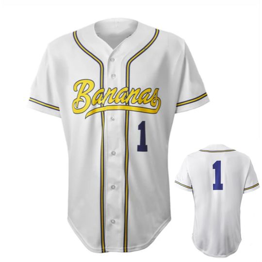Discover New Arrive Style Bananas Letter Print Replica baseball Jersey