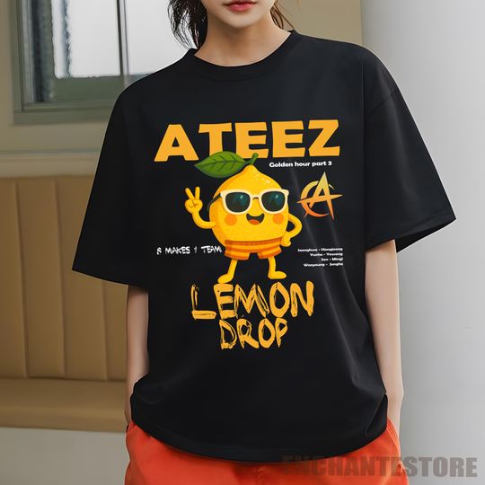 Discover Ateez Lemon Drop Shirt, Ateez 2025 World Tour in Your Fantasy Shirt