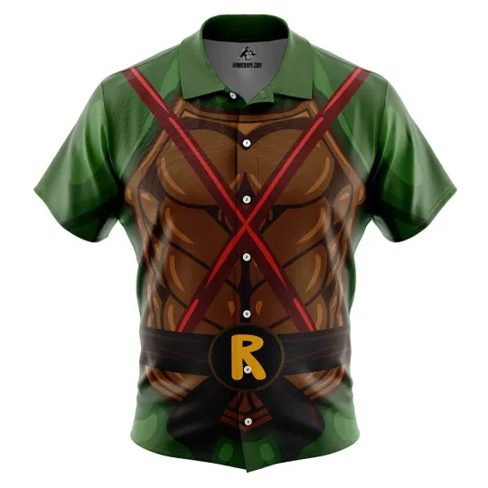 Discover Teenage Mutant Ninja Turtles Raphael Hawaiian Shirt Cartoon Movie