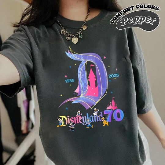 Discover Disneyyland 70th anniversary 1955-2025 shirt, 70 years of magic Shirt