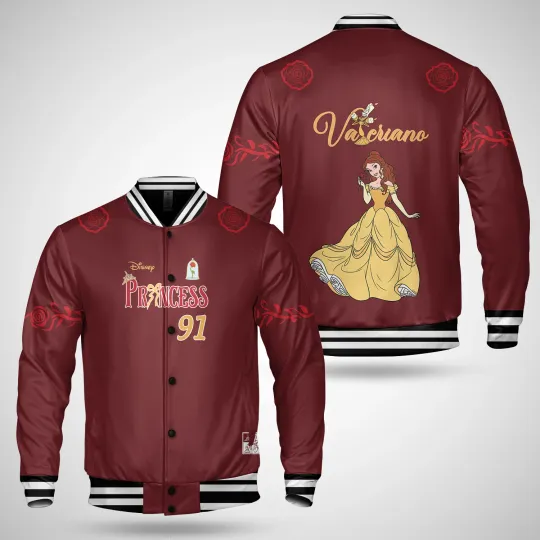 Discover Personalized Name & Number Bellee Princess Beautyy and The Beastt Jacket