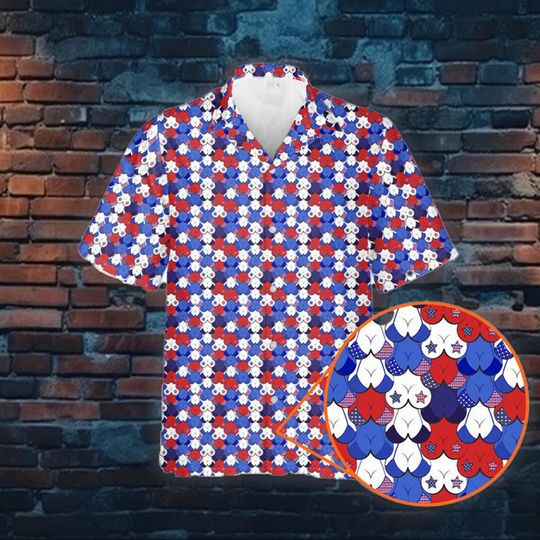 Discover Funny My Eyes Are Up Here American Hawaiian Shirt