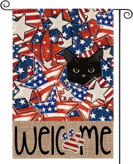 Discover Patriotic 4th of July Garden Flag
